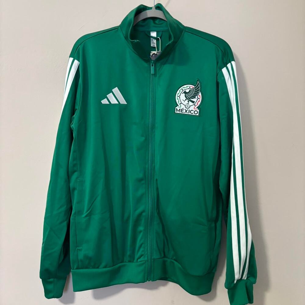 Adidas mexico track jacket green